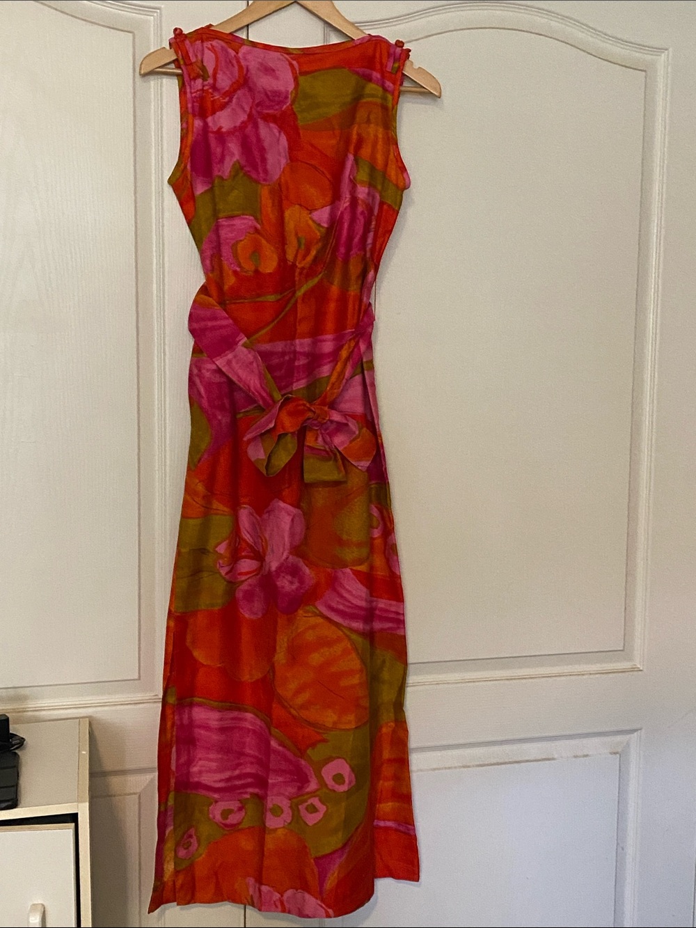 Vintage Alice of California MCM Floral Maxi Dress